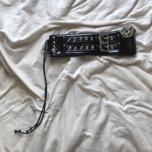 Killstar Outcast cincher belt- One size- Black